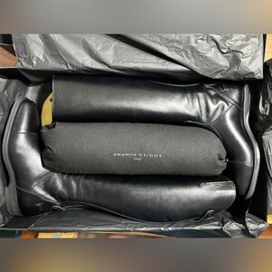 Tucci Galileo Black Leather Boots